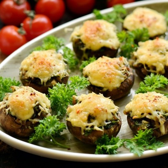 Cheesy Stuffed Mushrooms