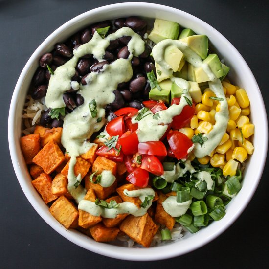 Mexican Sweet Potato Bowl