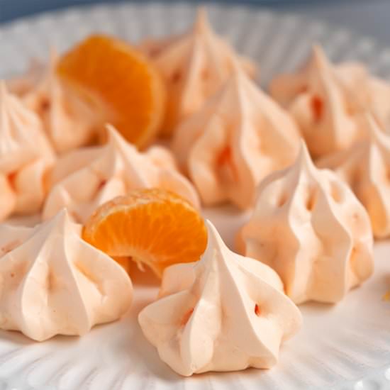 Orange Meringue Cookies