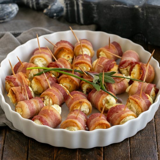 Bacon Cream Cheese Roll-Ups