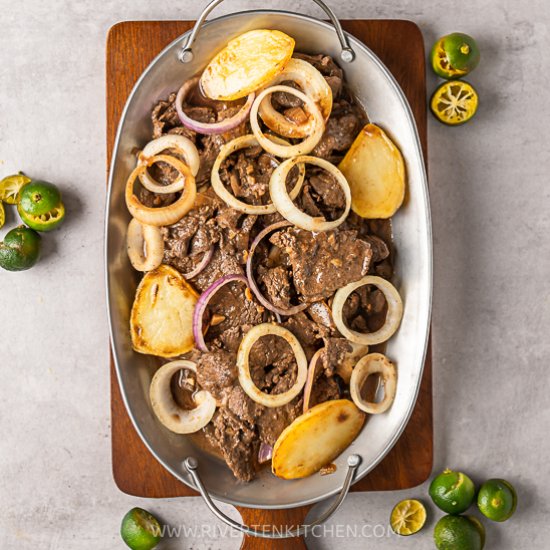 Bistek Tagalog Filipino Beef Steak