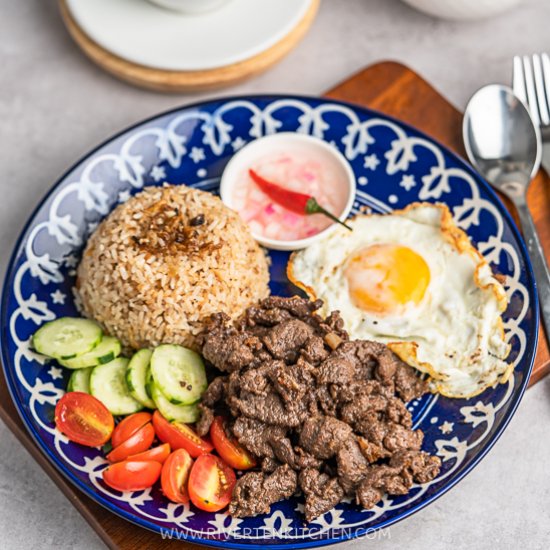 Beef Tapa for Tapsilog (Breakfast)