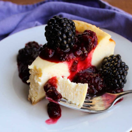 Easy Baked Cheesecake Recipe