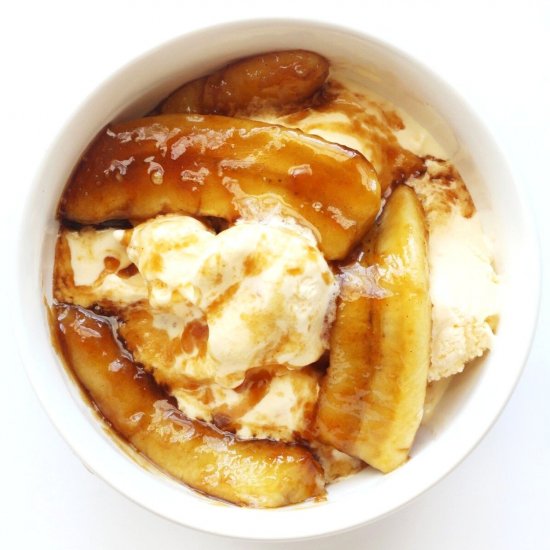 How To Make Bananas Foster (Vegan)