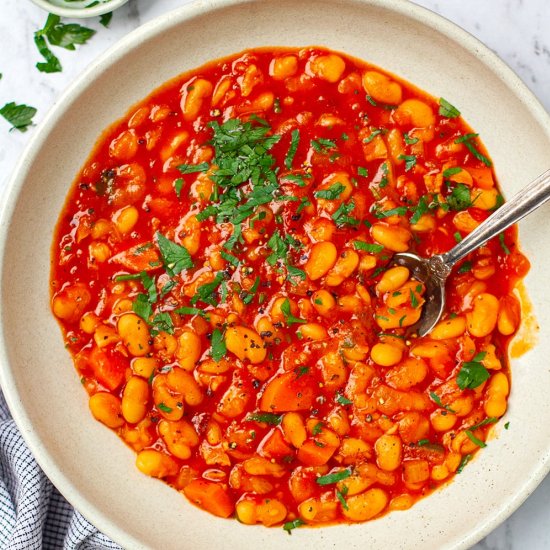 Instant Pot Bean & Tomato Soup