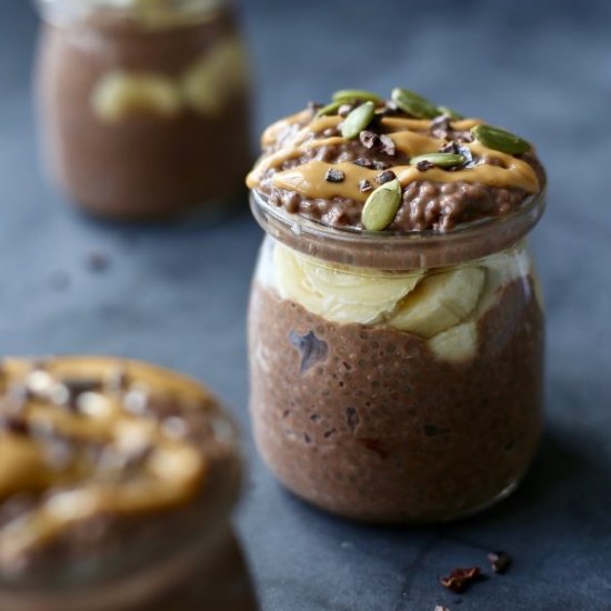 Vegan Chocolate Chia Seed Pudding