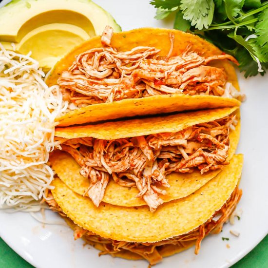 Instant Pot chicken tacos