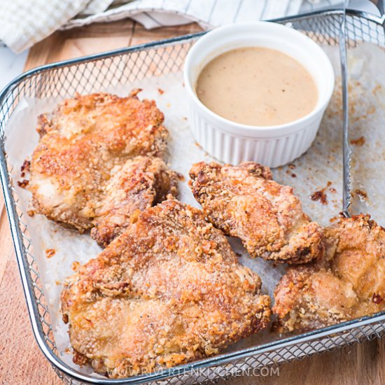 Air Fryer Crispy Chicken Thighs