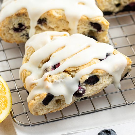 Lemon Blueberry Scones