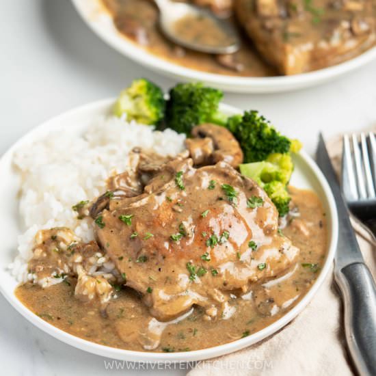 Instant Pot Pork Chops Mushroom Sou