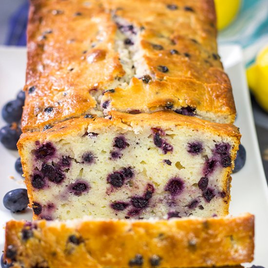 Lemon Blueberry Quick Bread