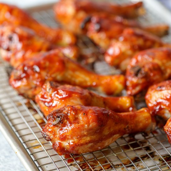 Baked BBQ Drumsticks