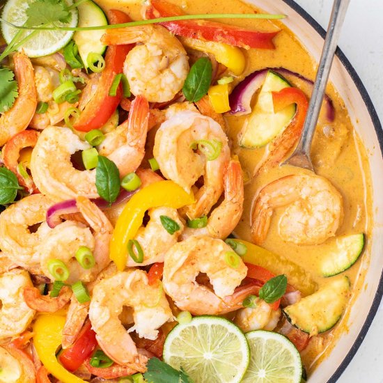 The Best Easy Coconut Shrimp Curry