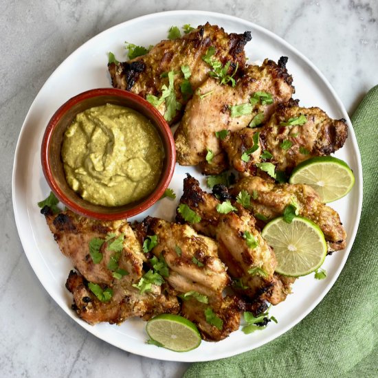 Grilled Cashew Chicken