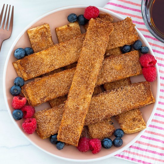 Naan French Toast Sticks