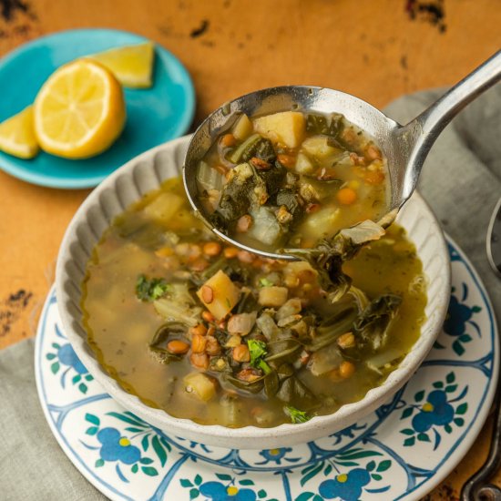 Lentil Swiss Chard Soup