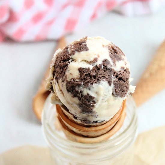 Peanut Butter & Brownie Ice Cream