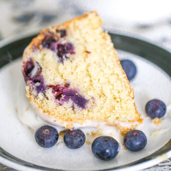 Lemon Blueberry Bundt Cake