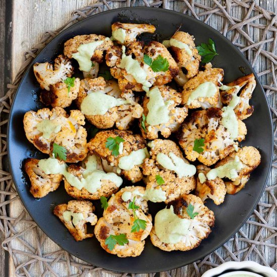 Roasted Cauliflower with Tahini