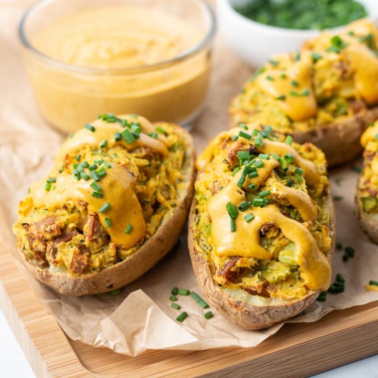 Vegan Twice Baked Potatoes