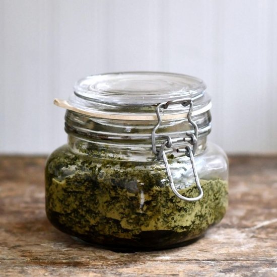 Nettle paste for pesto or flavoring