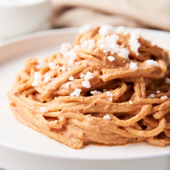 Red Mexican Spaghetti (Vegan)