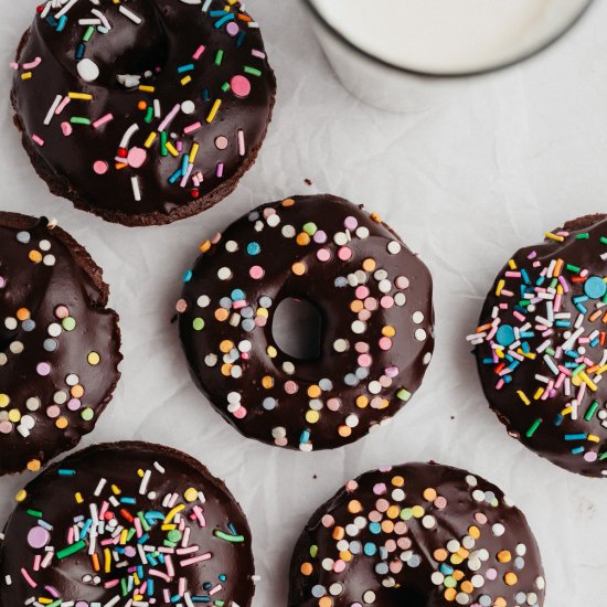 Chocolate Sprinkle Donuts