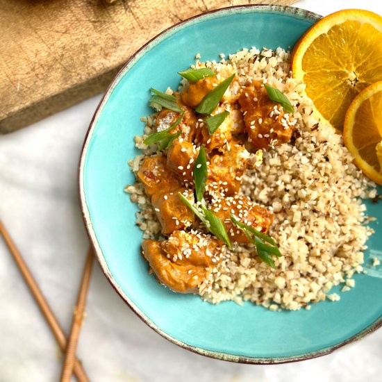 Whole30 Air Fryer Orange Chicken