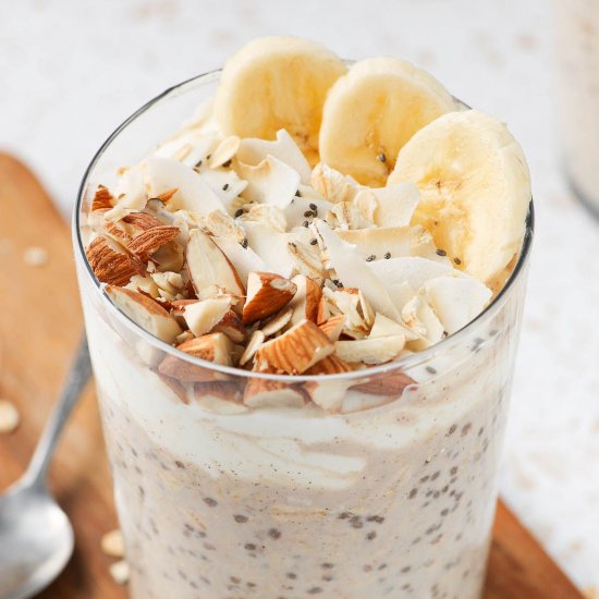 Banana Cinnamon Overnight Oats