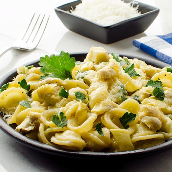 Pasta al Limone with Artichoke