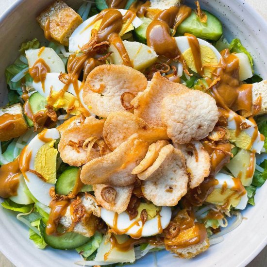 Peanut Sauce Salad Gado Gado