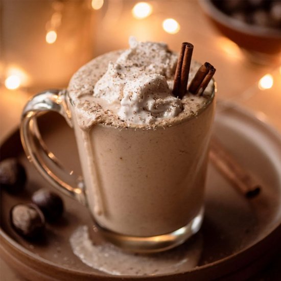 Creamy Vegan Spiced Eggnog