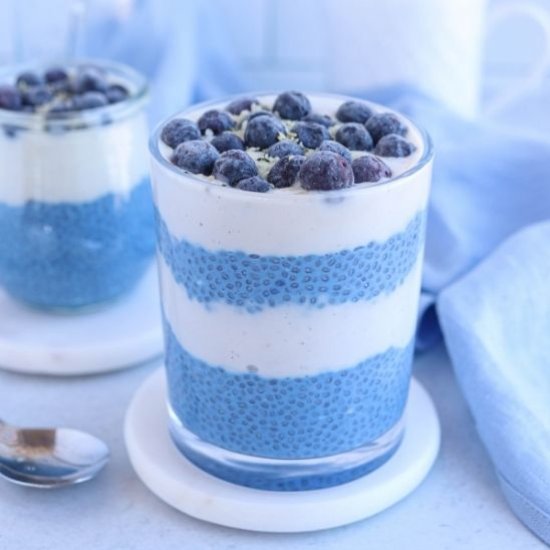 Blue Chia Pudding