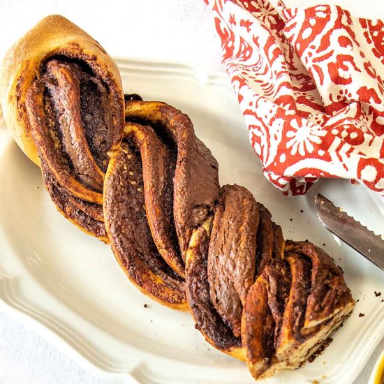 Speculoos or Nutella Braided Bread