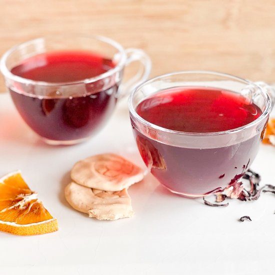 Orange Hibiscus Tea