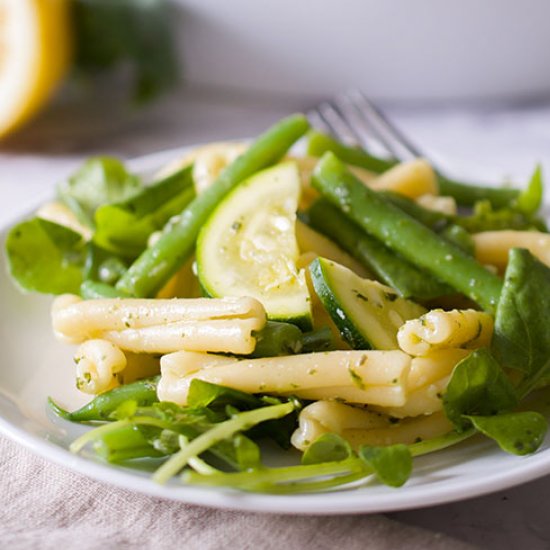 Green Veg Summer Pasta Salad