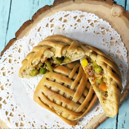 Whole Wheat Stuffed Braided Bread