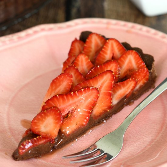 Chocolate Strawberry Tart