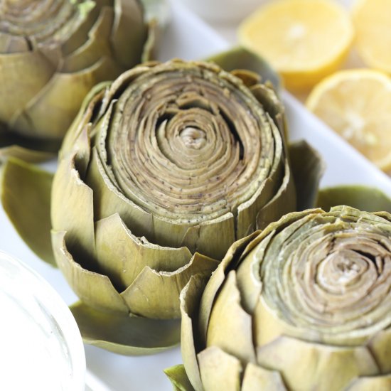 How to Cook A Whole Artichoke