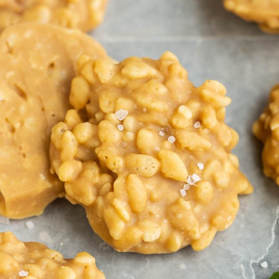 Peanut Butter Rice Krispie Cookies