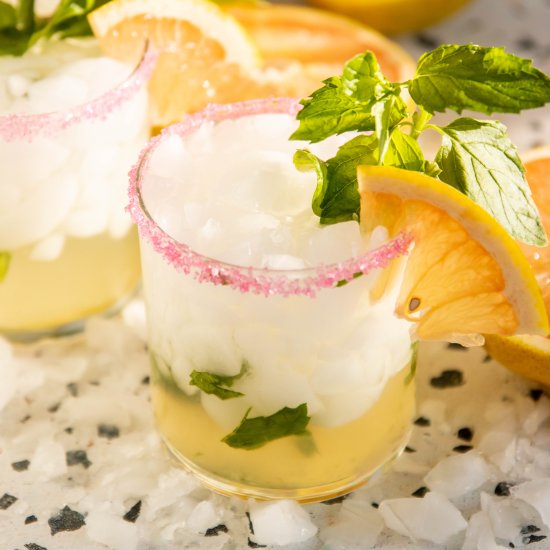 Sparkling Fresh Grapefruit Mocktail