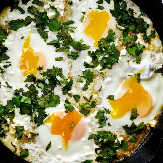 Tomatillo Shakshuka