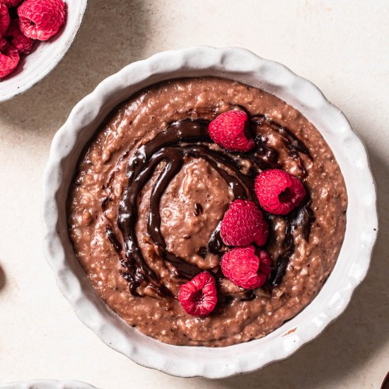 Healthy Nutella Porridge