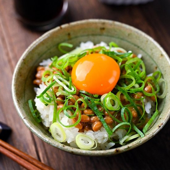 Japanese Natto Gohan