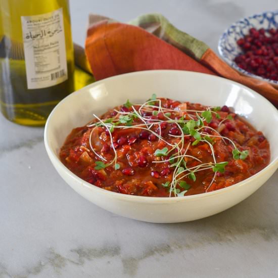 Muhammara – Roasted Red Pepper Dip