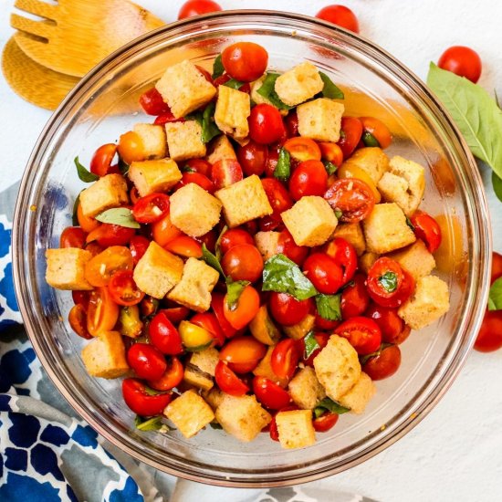 Sourdough Panzanella Bread Salad