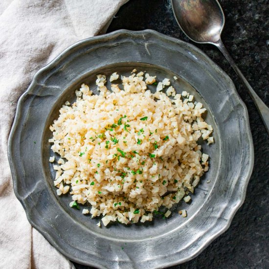 Homemade Cauliflower Rice