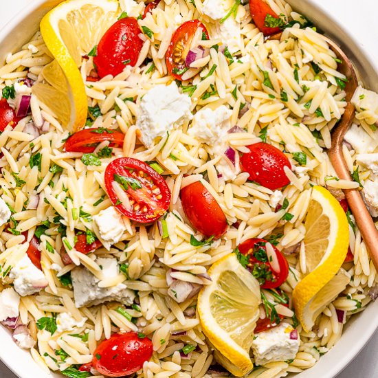 Lemon Orzo Salad