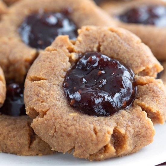 Keto PB & Jam Cookies