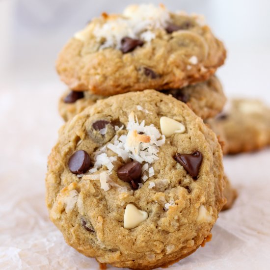 Coconut Chocolate Chip Cookies